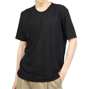 Lardini, Heren, Tops, Zwart, Maat: XL Linnen,