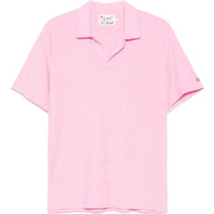 MC2 Saint Barth, Heren, Tops, Roze, Maat: 2XL Katoen,