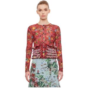 Molly Goddard, Dames, Blouses & Shirts, Veelkleurig, Maat: S Poliester,