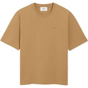 Ami Paris, Heren, Tops, Bruin, Maat: M Katoen,