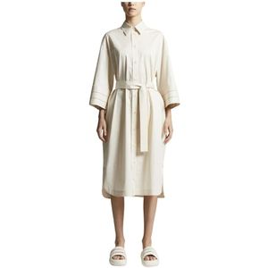 Peserico, Dames, Jurken, Beige, Maat: XS Katoen,