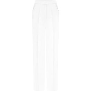 Nué, Dames, Broeken, Wit, Maat: L Leer,