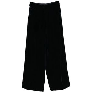 Emporio Armani, Dames, Broeken, Blauw, Maat: S