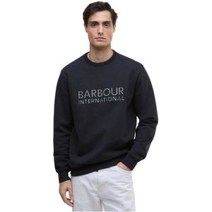 Barbour, Heren, Sweatshirts & Hoodies, Zwart, Maat: L