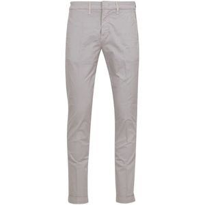 Fay, Heren, Broeken, Grijs, Maat: W34 Katoen,