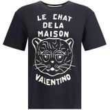 Valentino, Heren, Tops, Zwart, Maat: XL Katoen,