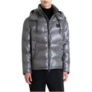 Antony Morato, Heren, Jassen, Grijs, Maat: S Nylon,