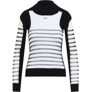 Jean Paul Gaultier - Zwarte Trui - Dames - Zwart - 100% Polyamide