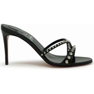 Christian Louboutin, Dames, Schoenen, Zwart, Maat: 36 EU Leer,