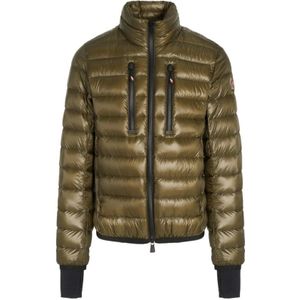 Moncler, Heren, Jassen, Groen, Maat: S Polyamide,