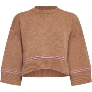 Marni, Dames, Truien, Bruin, Maat: XS Wol,