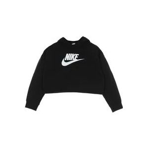 Nike Lichtgewicht kinder sportswear hoodie , Black , Dames , Maat: XS