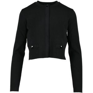 Liu Jo, Dames, Truien, Zwart, Maat: M Poliester,