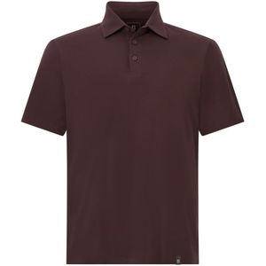 Boggi Milano - Polo Shirt - Bruin - Heren - Stretch Supima Katoen