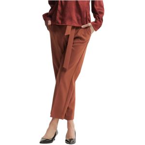 Kocca, Dames, Broeken, Bruin, Maat: S