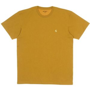 Carhartt Wip, Heren, Tops, Geel, Maat: XL Katoen,