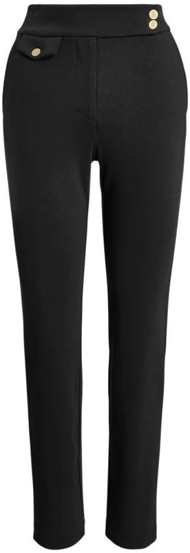 Ralph Lauren, Dames, Broeken, Zwart, Maat: M Nylon,