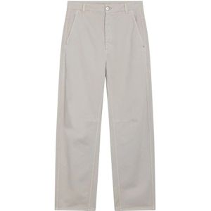 Brunello Cucinelli, Dames, Broeken, Beige, Maat: S Katoen,