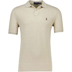 Polo Ralph Lauren - Classic Fit Polo - Katoen - Beige - Korte Mouw