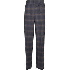 Peserico, Dames, Broeken, Veelkleurig, Maat: 2XS Wol,