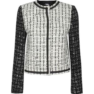 Karl Lagerfeld, Dames, Jassen, Veelkleurig, Maat: S Tweed,