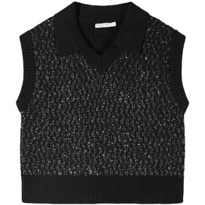 Patrizia Pepe, Dames, Truien, Zwart, Maat: XS Viscose,