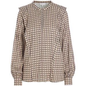 Dea Kudibal, Dames, Blouses & Shirts, Beige, Maat: S Viscose,