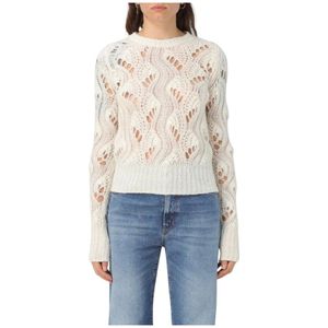 Dondup, Dames, Truien, Wit, Maat: M Mohair,