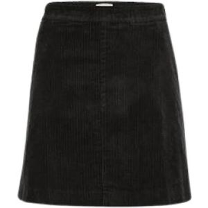 Part Two, Dames, Rokken, Zwart, Maat: XS Corduroy,