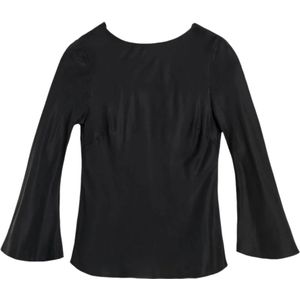 By Malene Birger, Dames, Blouses & Shirts, Zwart, Maat: L