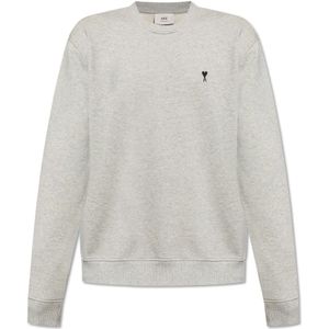 Ami Paris - Sweatshirt - Grijs - Katoen