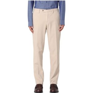 Luigi Bianchi Mantova, Heren, Broeken, Beige, Maat: XL