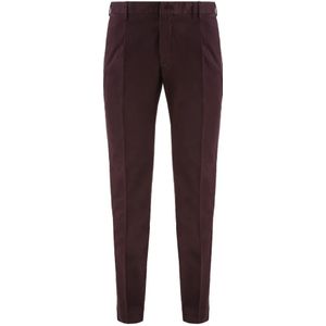 Slowear, Heren, Broeken, Rood, Maat: S Katoen,