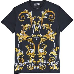 Versace Jeans Couture, Heren, Tops, Zwart, Maat: S Katoen,