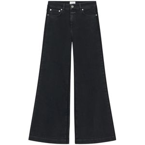 Closed, Dames, Jeans, Zwart, Maat: W25 Katoen,