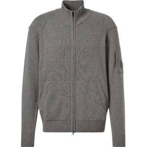 C.p. Company - Cardigan - Grijs - Wol