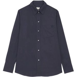 Ines de la Fressange Paris, Dames, Blouses & Shirts, Blauw, Maat: XS Katoen,