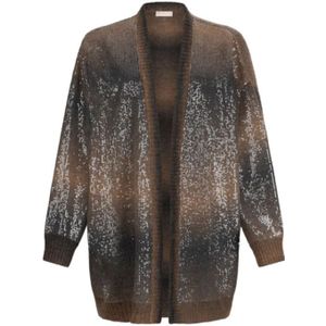 Liu Jo, Dames, Truien, Veelkleurig, Maat: XS Wol,