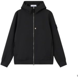 Stone Island - Giacche Nero - Sweatvest - Zwart - Polyester