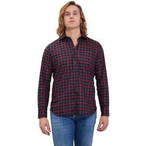 Tintoria Mattei 954, Heren, Overhemden, Veelkleurig, Maat: M