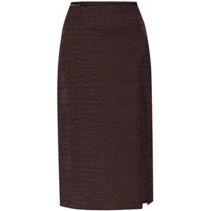 Jacquemus, Dames, Rokken, Bruin, Maat: XS