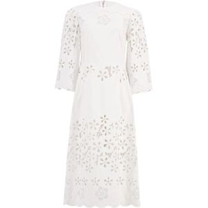 Dolce & Gabbana, Dames, Jurken, Wit, Maat: S Katoen,