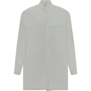 Mordecai, Heren, Overhemden, Grijs, Maat: XS Katoen,