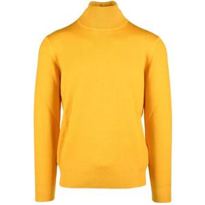 Kangra, Heren, Truien, Geel, Maat: M Wol,