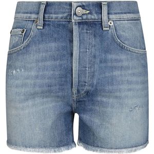 Dondup, Dames, Korte broeken, Blauw, Maat: W25 Denim,