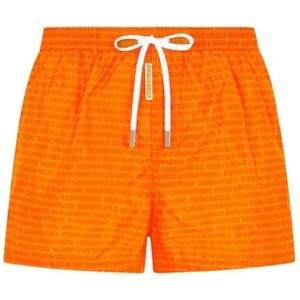 Dsquared2 Oranje Monogram Zwembroek , Orange , Heren , Maat: XS