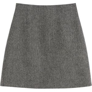 Weekend Max Mara, Dames, Rokken, Grijs, Maat: S Wol,