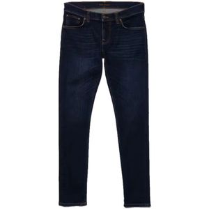 Nudie Jeans, Heren, Jeans, Blauw, Maat: W31 L32 Katoen,