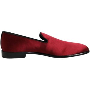 Dolce & Gabbana, Heren, Schoenen, Rood, Maat: 45 EU Velours,