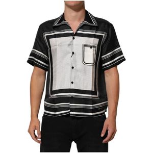 Dolce & Gabbana, Heren, Overhemden, Veelkleurig, Maat: S Zijde,